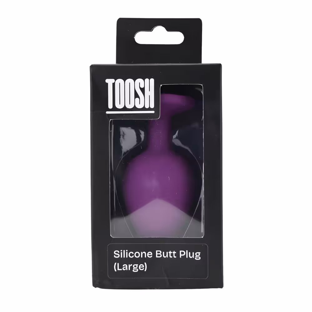 Toosh Purple Silicone Butt Plug Large image 6