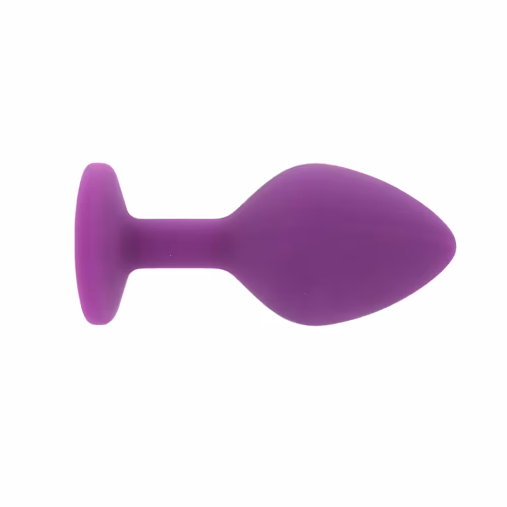 Toosh Purple Silicone Butt Plug Medium image 2