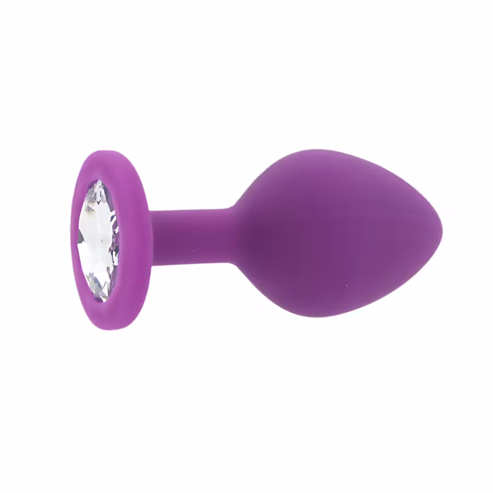 Toosh Purple Silicone Butt Plug Medium image 3