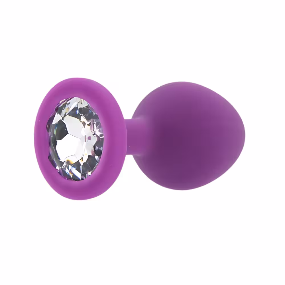 Toosh Purple Silicone Butt Plug Medium image 4