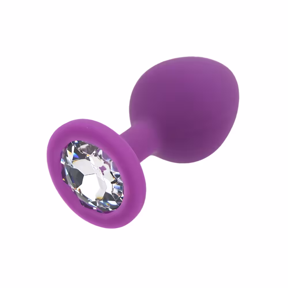 Toosh Purple Silicone Butt Plug Medium image 5