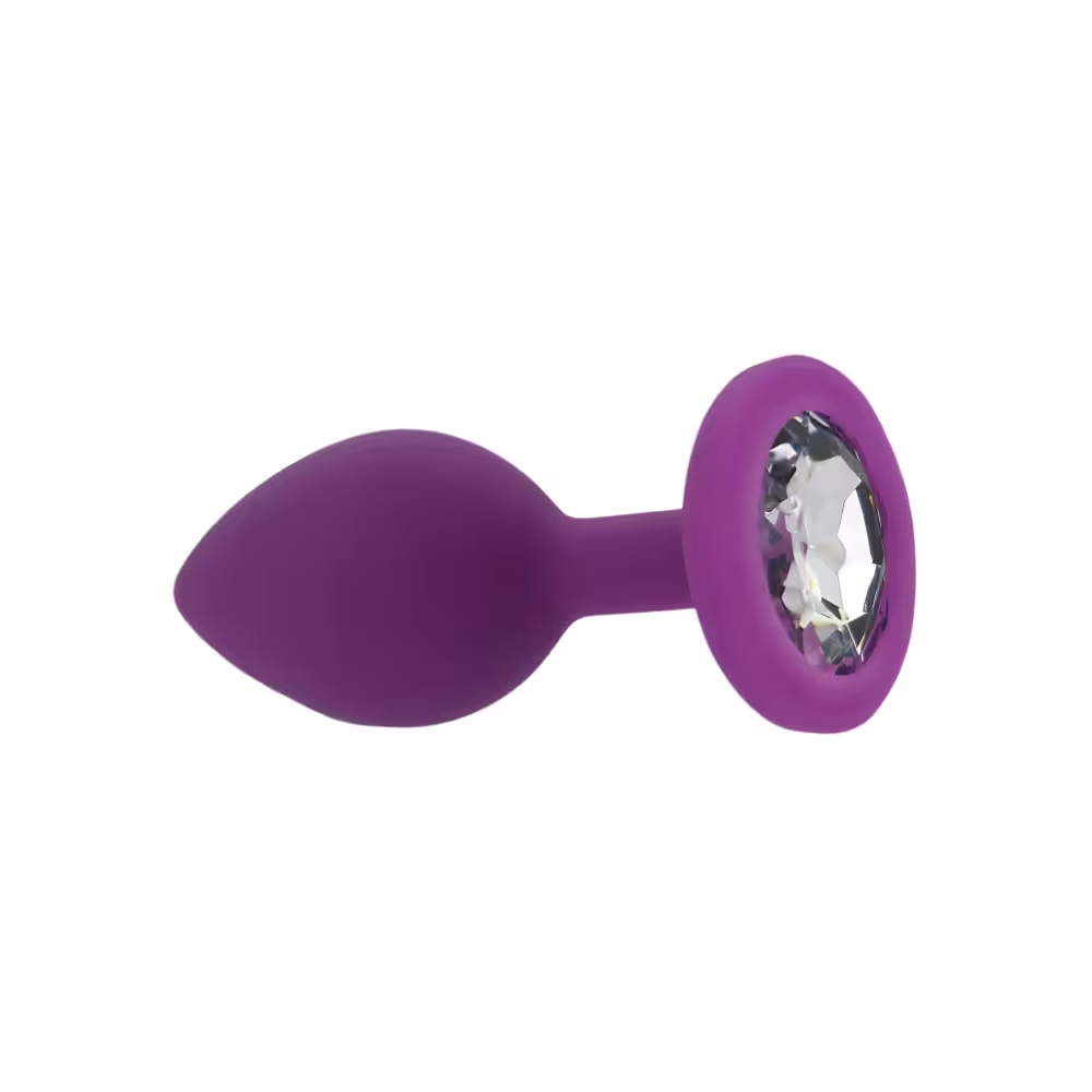 Toosh Purple Silicone Butt Plug Small image 3