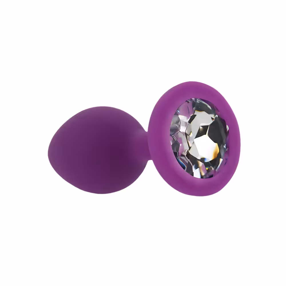 Toosh Purple Silicone Butt Plug Small image 4
