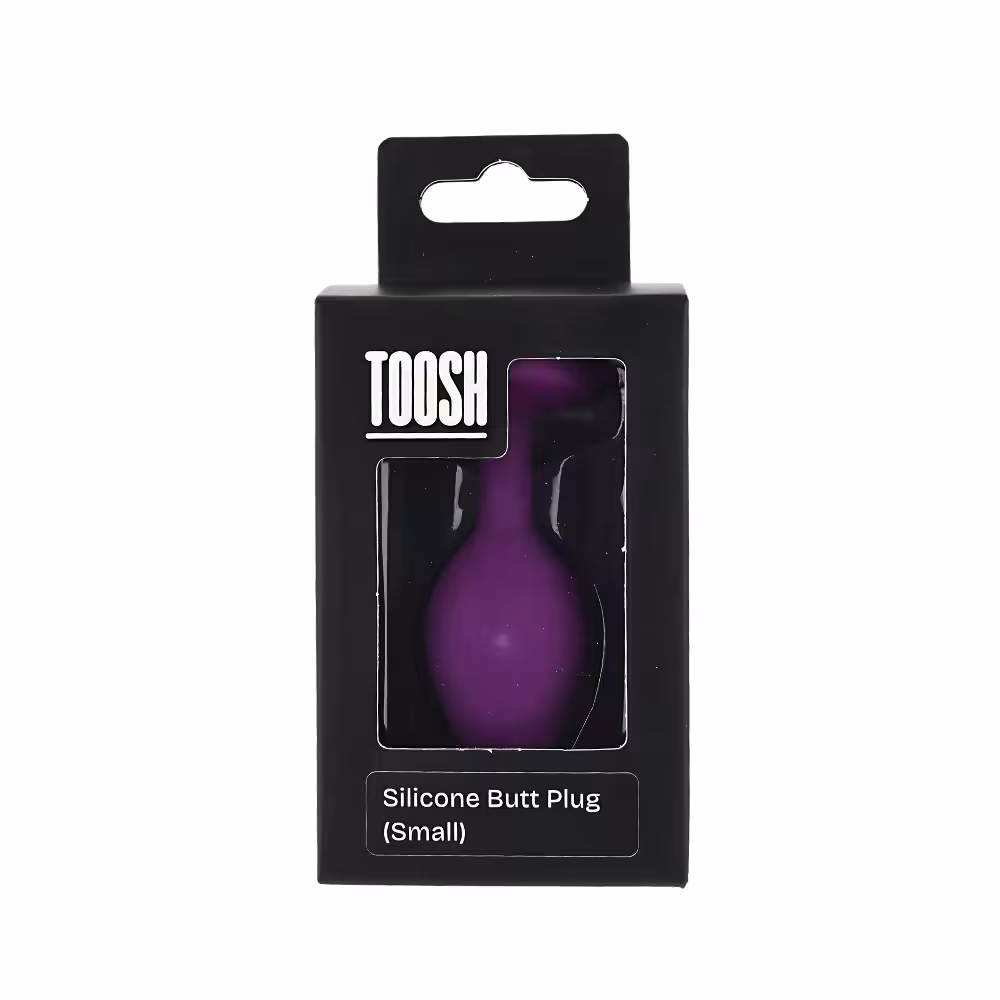 Toosh Purple Silicone Butt Plug Small image 7