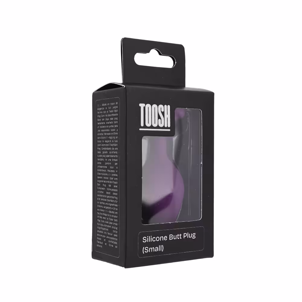 Toosh Purple Silicone Butt Plug Small image 8