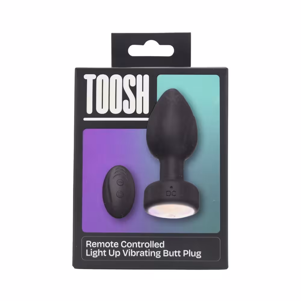 Toosh Remote Controlled Light Up Vibrating Butt Plug image 6