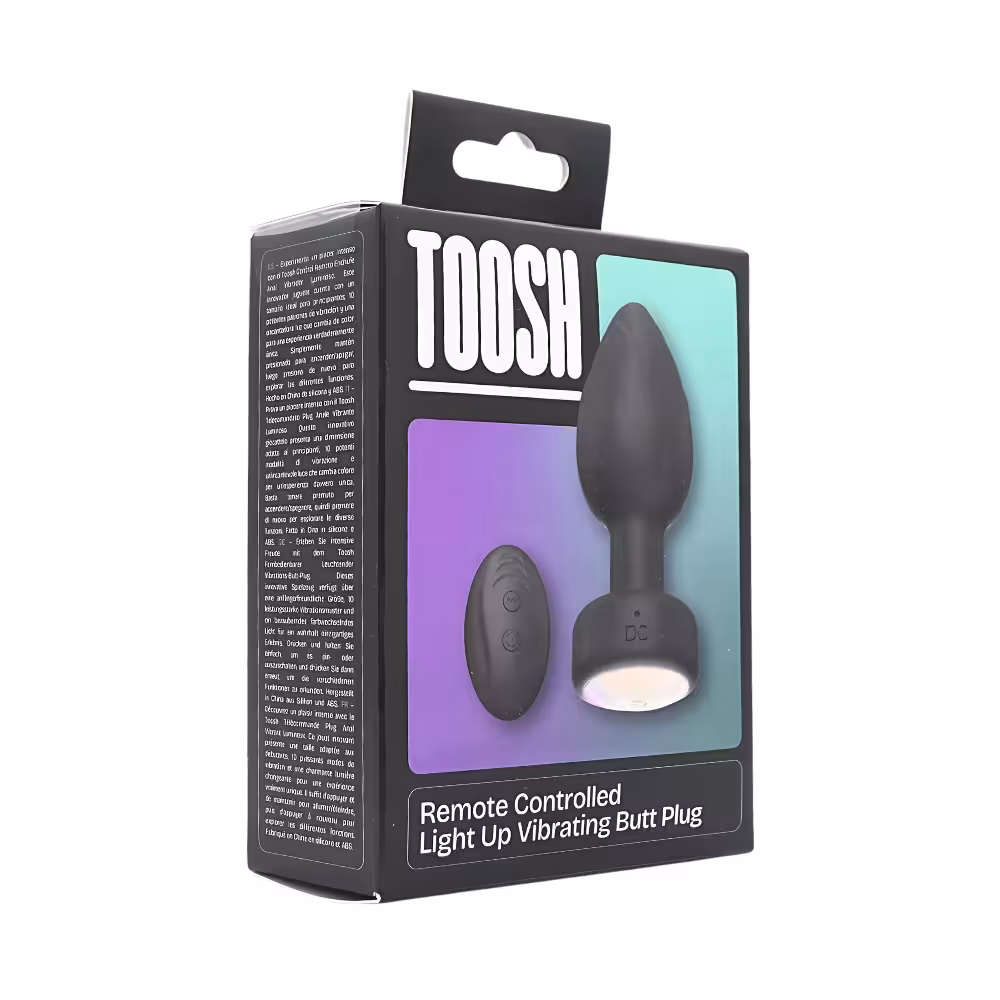 Toosh Remote Controlled Light Up Vibrating Butt Plug image 8