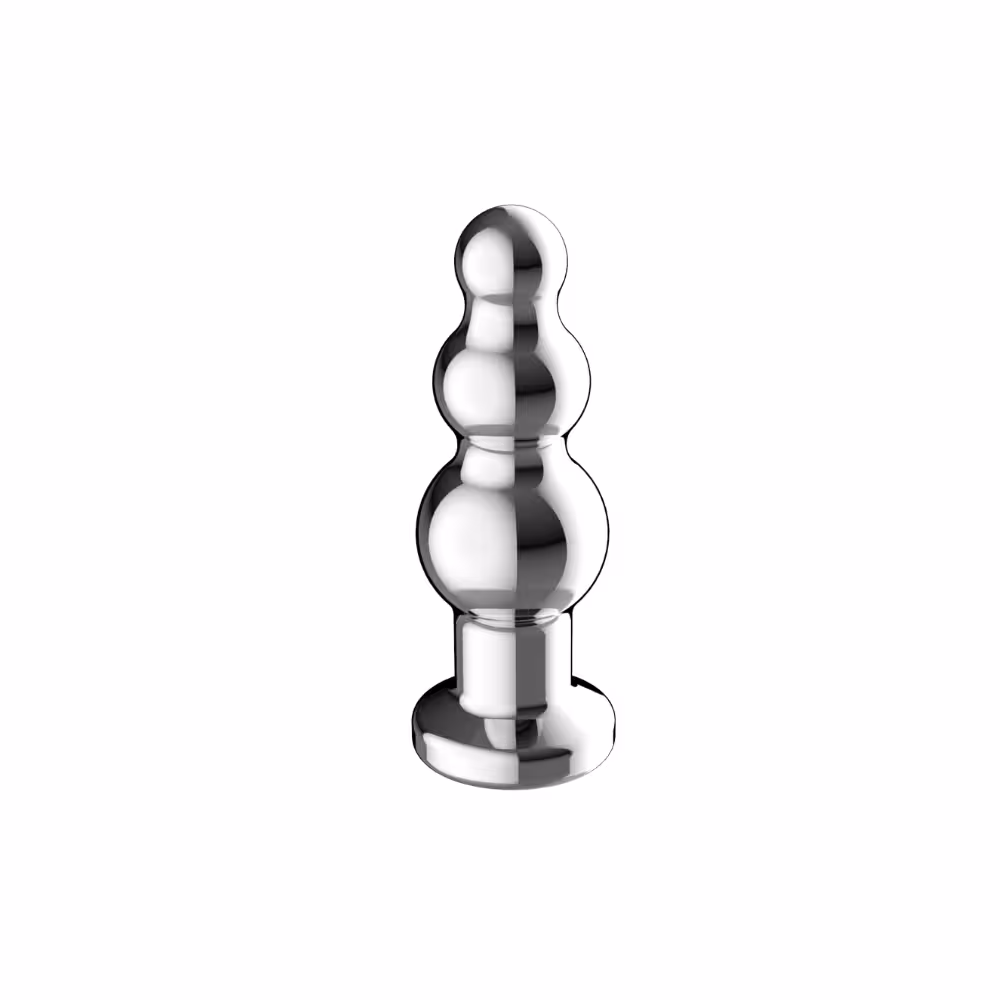 Toosh Remote Controlled Metal Vibrating Anal Beads image 4