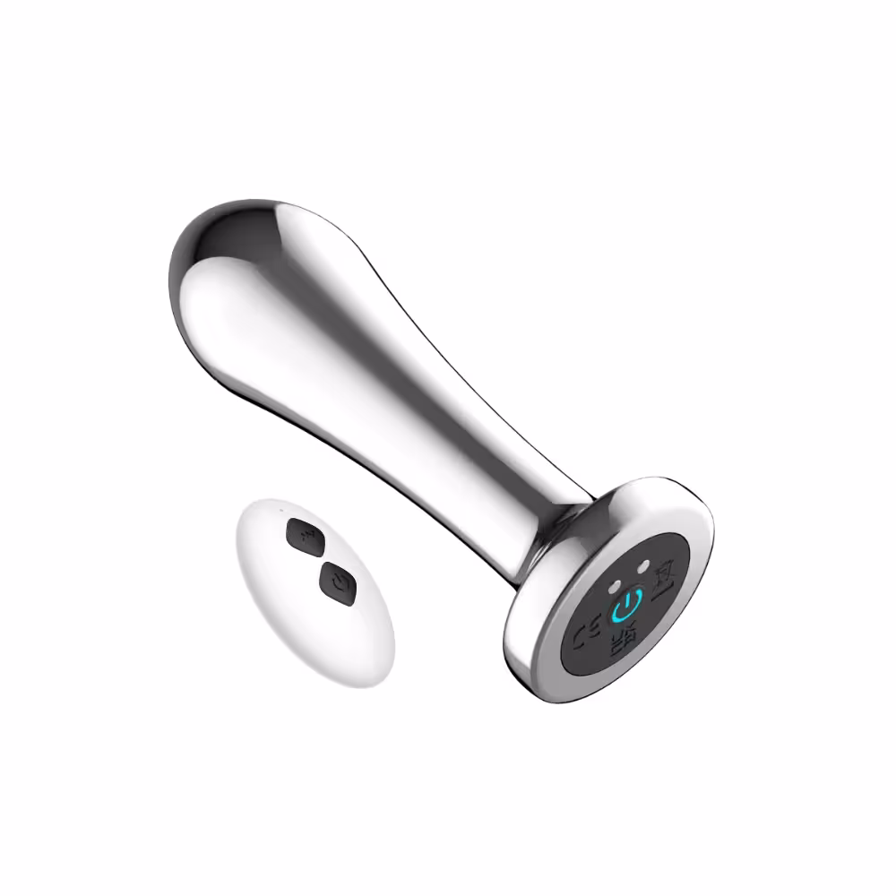 Toosh Remote Controlled Metal Vibrating Anal Plug image 2