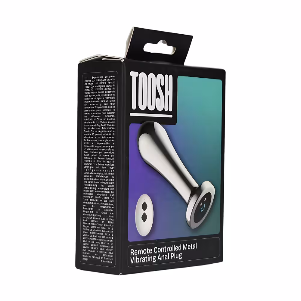 Toosh Remote Controlled Metal Vibrating Anal Plug image 7