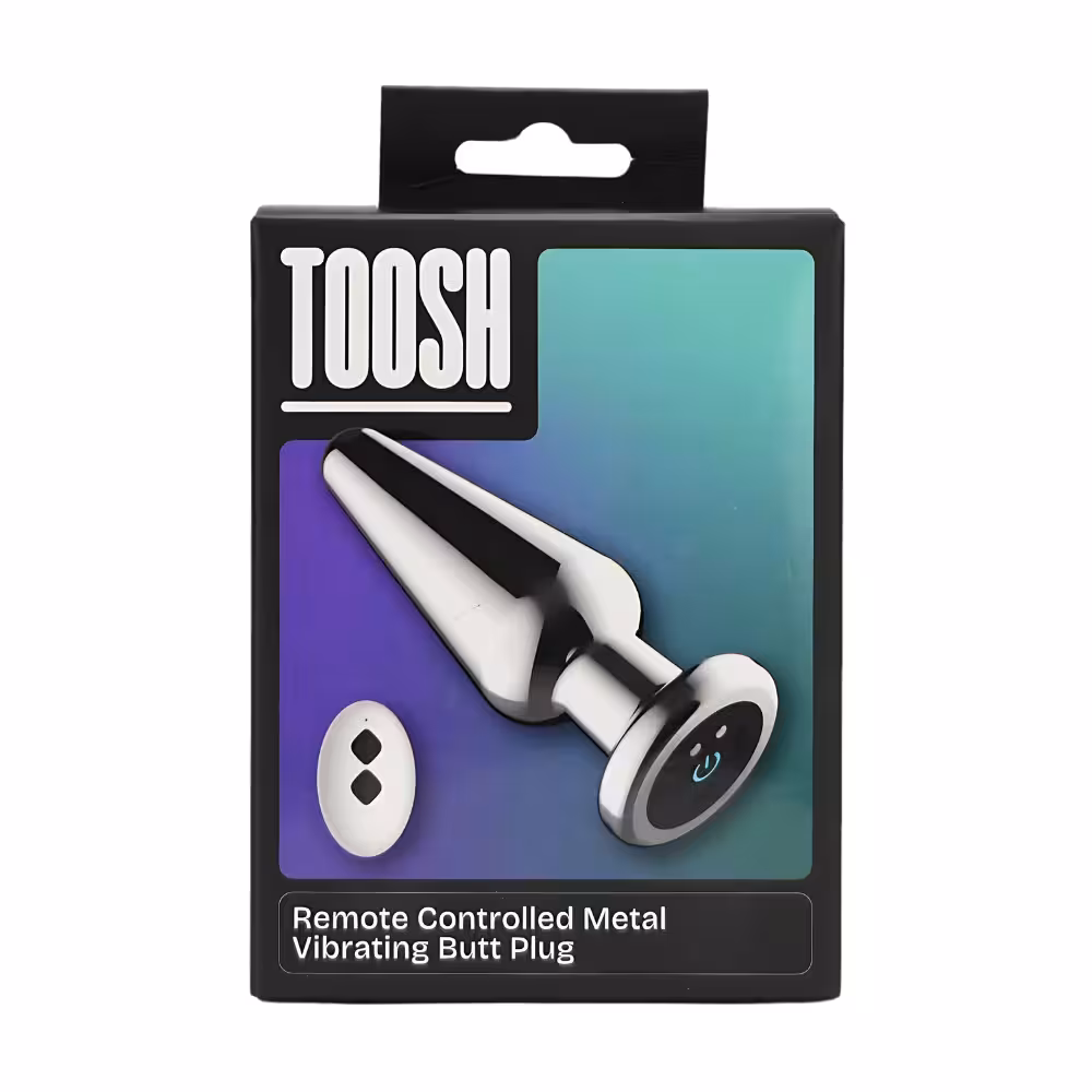 Toosh Remote Controlled Metal Vibrating Butt Plug image 6