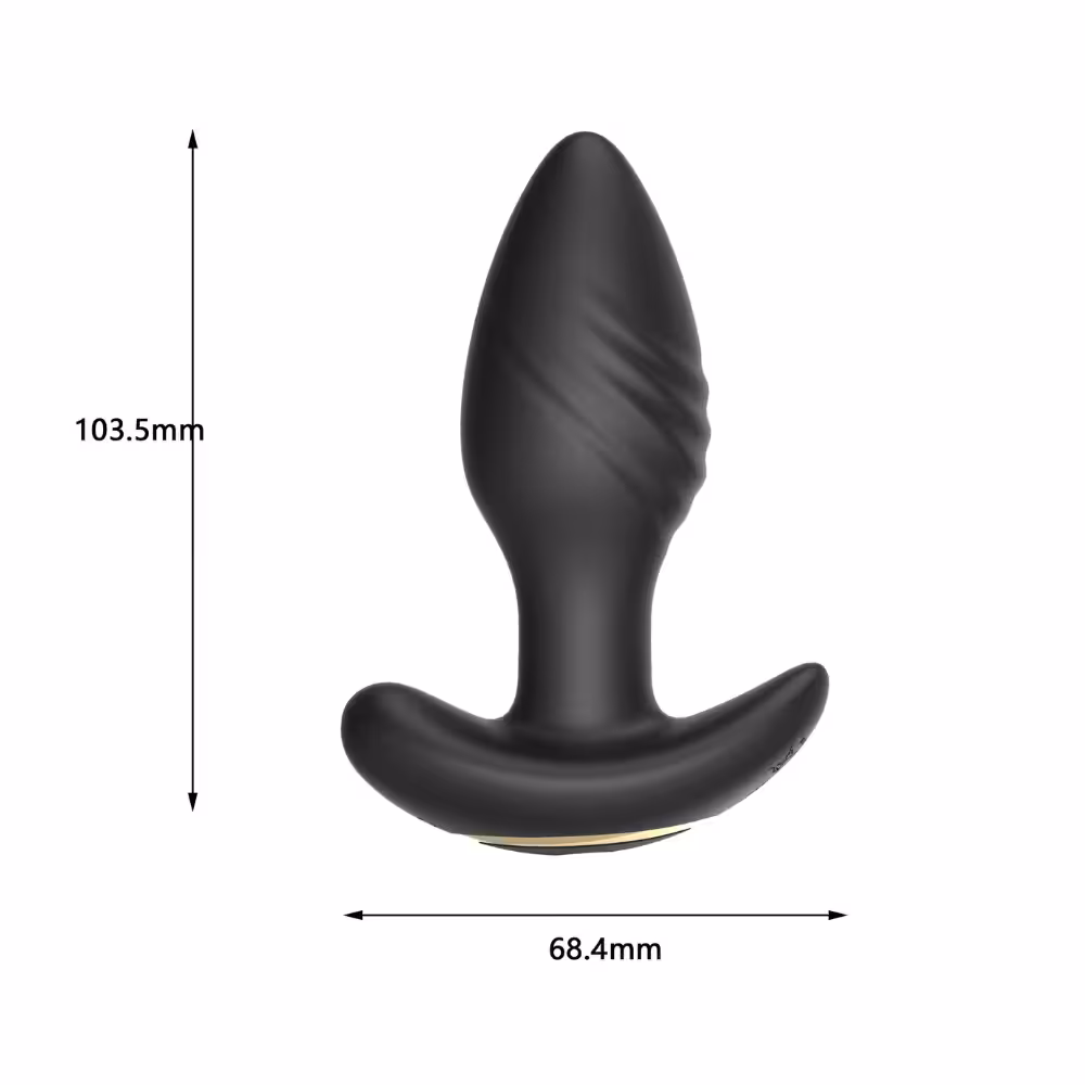 Toosh Remote Controlled Silicone Rotating & Vibrating Butt Plug image 5