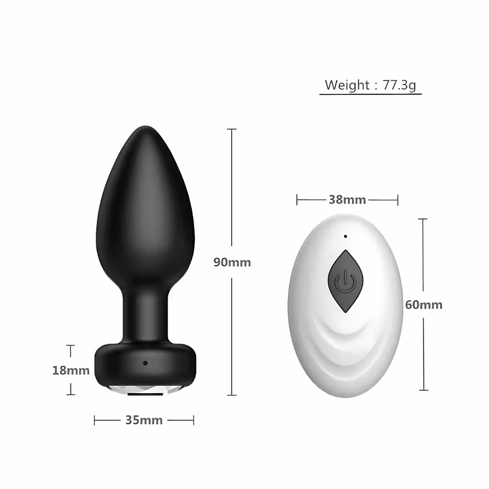 Toosh Remote Controlled Silicone Vibrating Butt Plug image 5