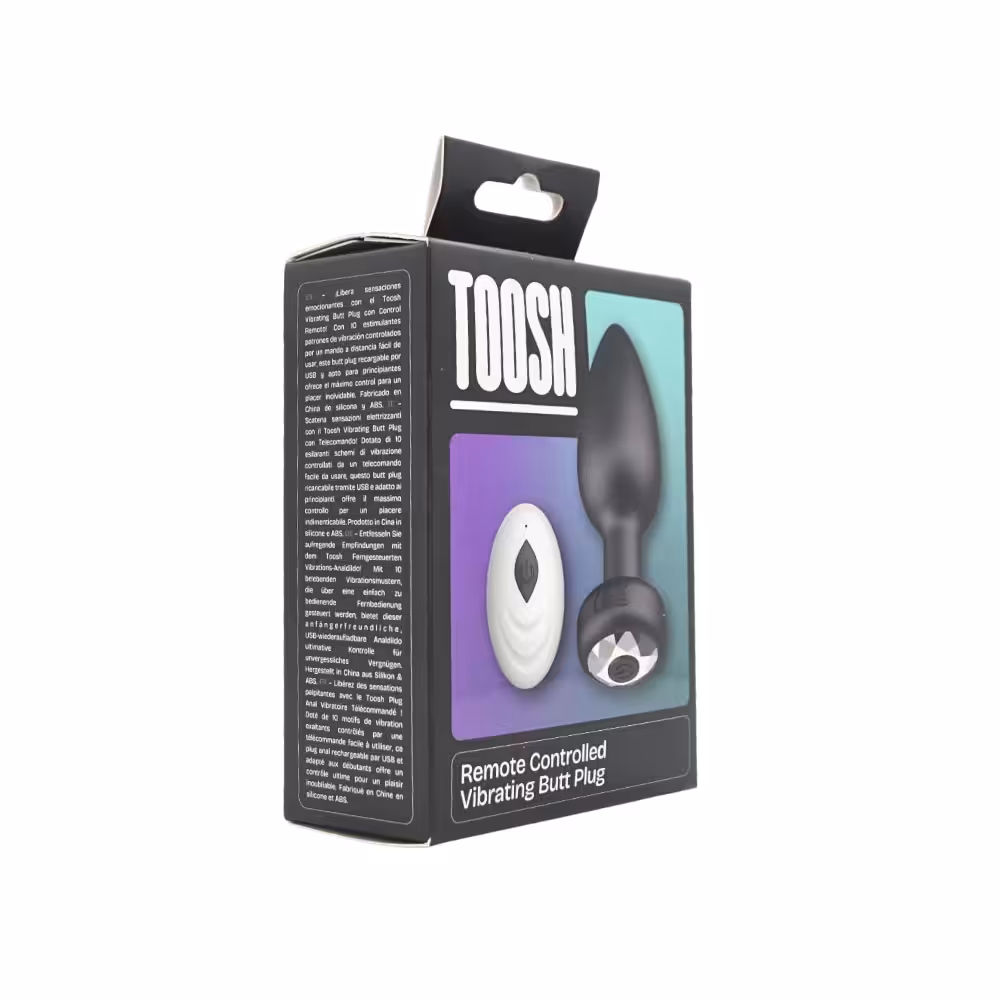 Toosh Remote Controlled Silicone Vibrating Butt Plug image 7