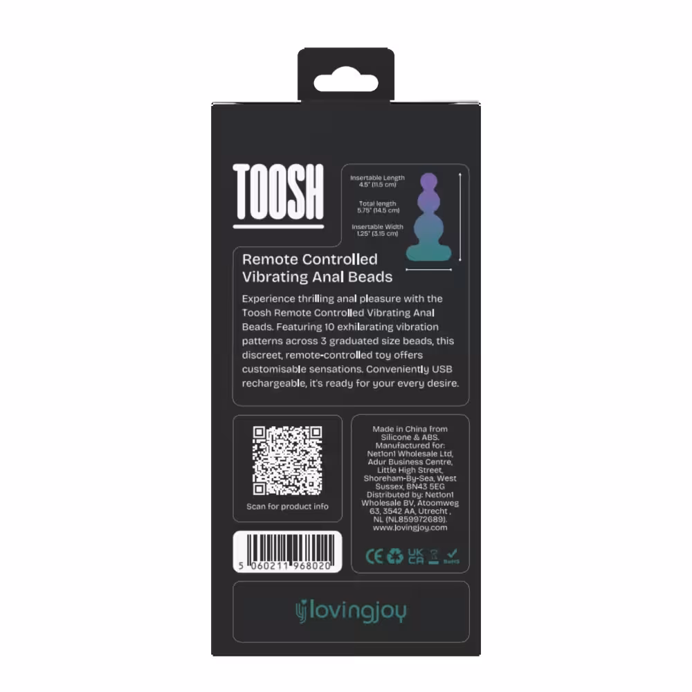 Toosh Remote Controlled Vibrating Anal Beads image 8