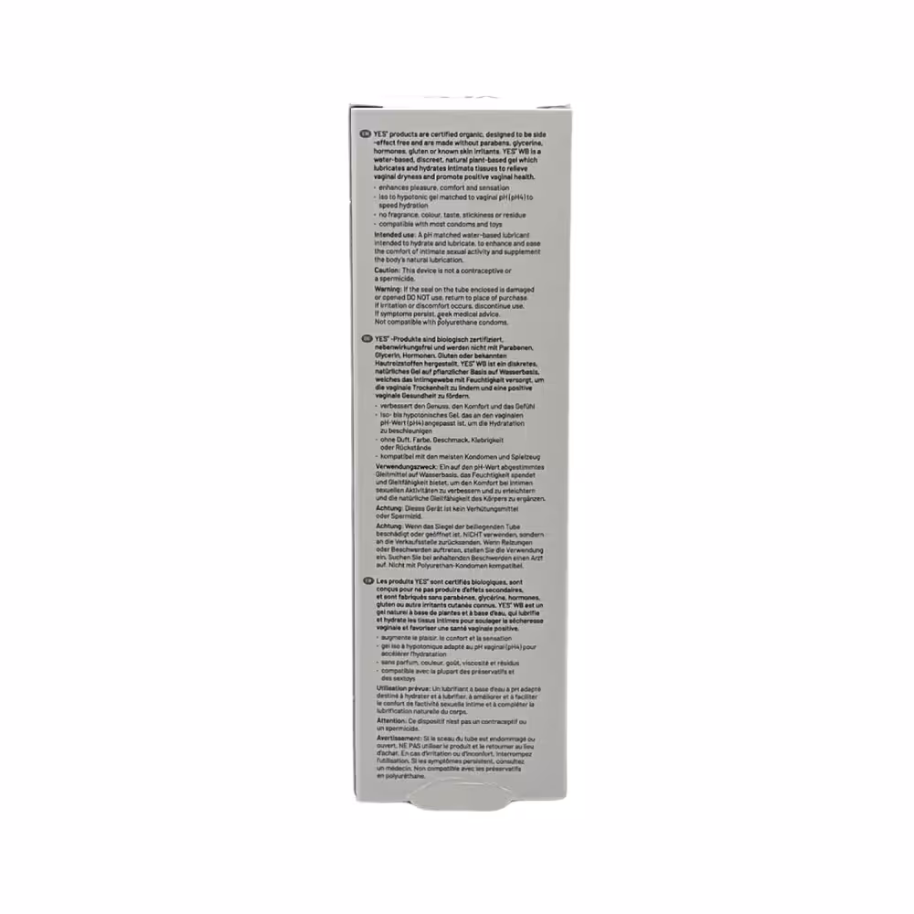 YES Organic Water Based Personal Lubricant-50ml image 3